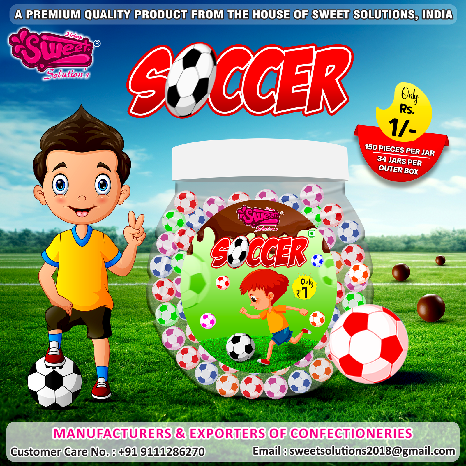 Soccer Choco Balls 1
